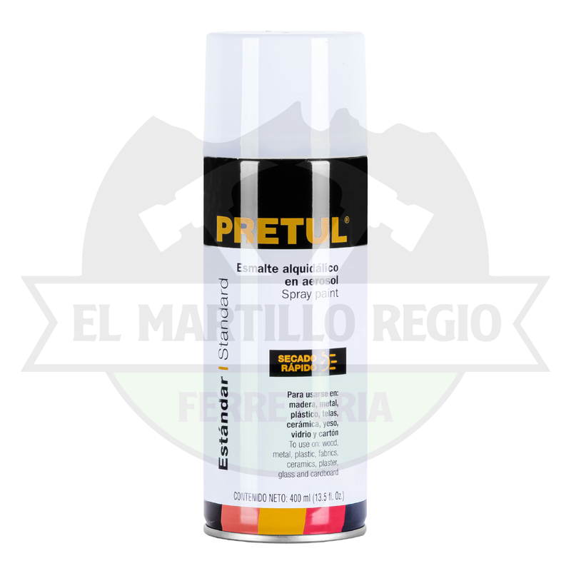 PINTURA EN AEROSOL BLANCO BRILLANTE 400 ML