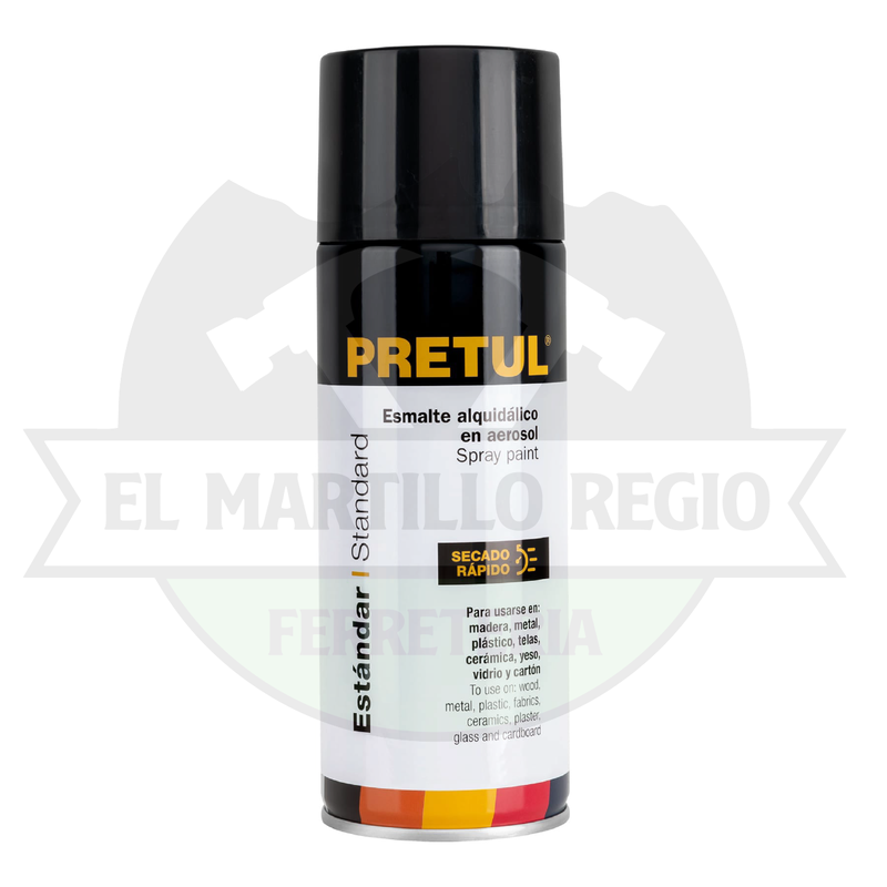 PINTURA EN AEROSOL NEGRO MATE 400 ML
