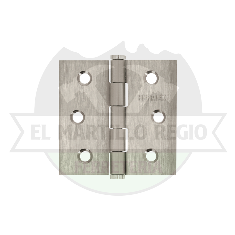 BISAGRA CUADRADA 2-1/2 ACERO INOXIDABLE, CABEZA PLANA
