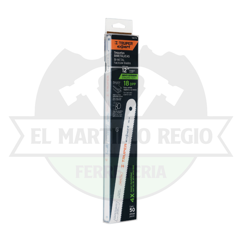 SEGUETA BIMETÁLICA 12"