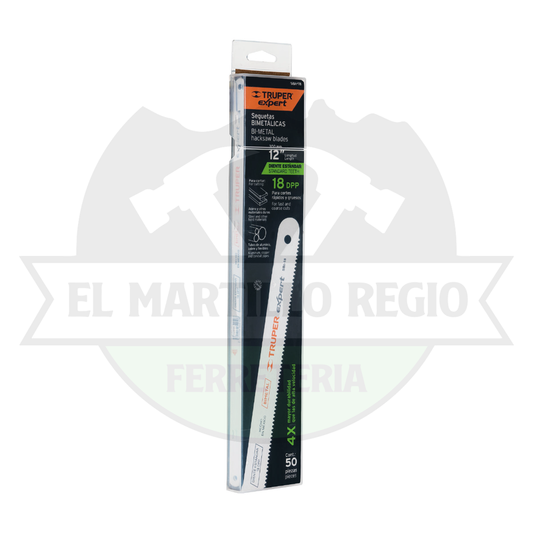 SEGUETA BIMETÁLICA 12"
