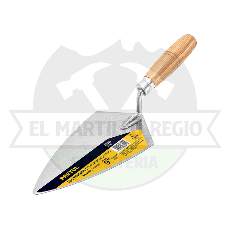 CUCHARA P/ALBAÑIL 9" TIPO FILADELFIA