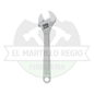 LLAVE AJUSTABLE (PERICO) 10" CROMADA