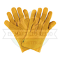GUANTES DE CARNAZA, CORTOS, UNITALLA