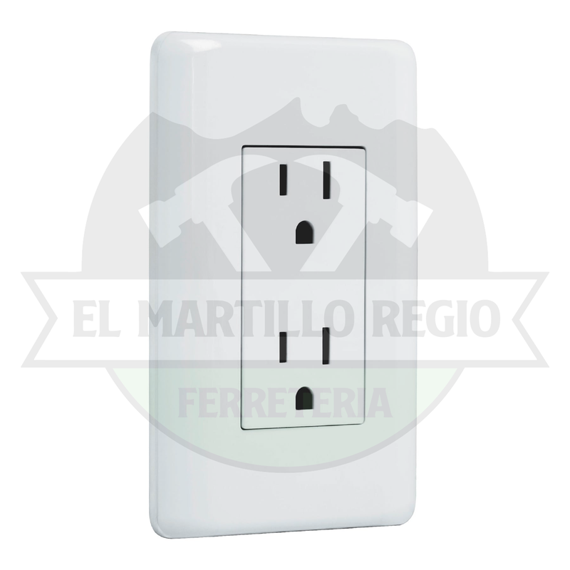 CONTACTO DÚPLEX, 2 POLOS + TIERRA