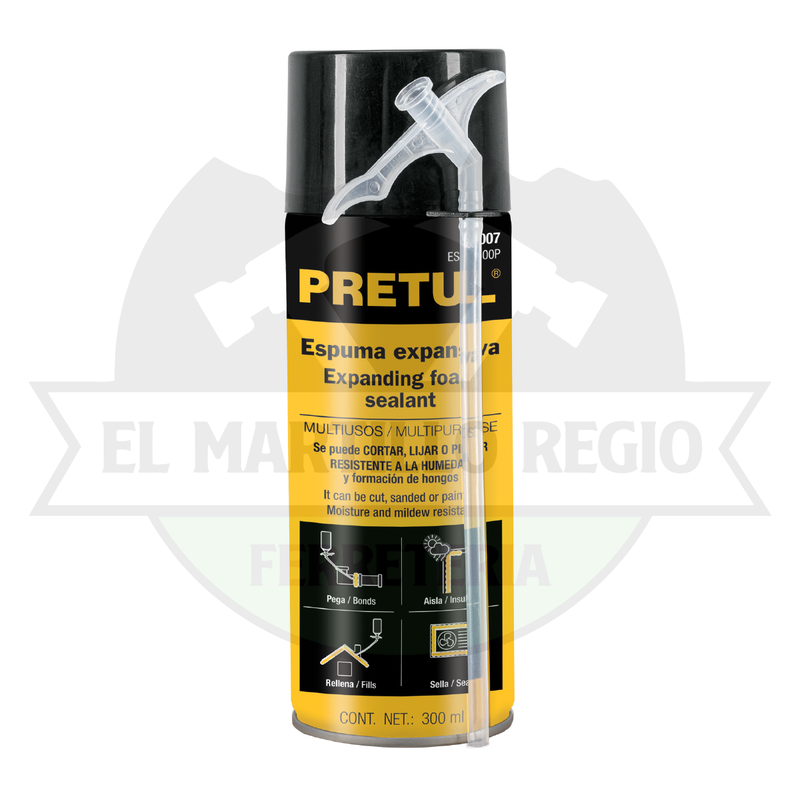 ESPUMA EXPANSIVA DE POLIURETANO 300 ML