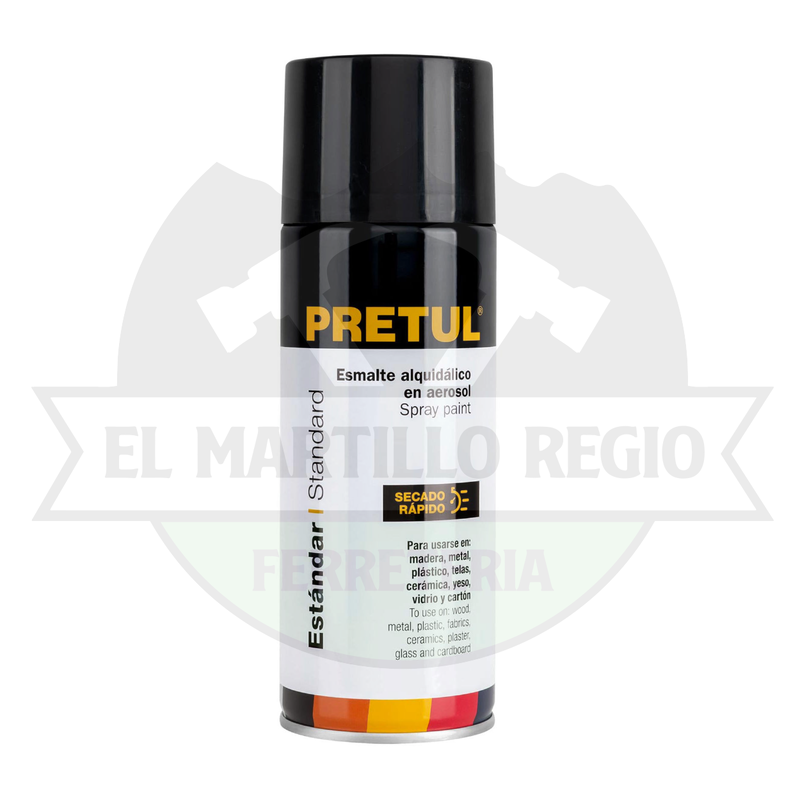 PINTURA EN AEROSOL NEGRO BRILLANTE 400 ML