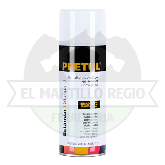 PINTURA EN AEROSOL BLANCO BRILLANTE 400 ML