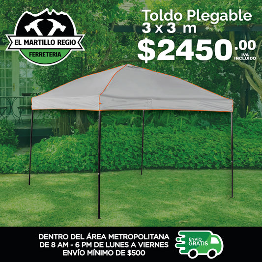 TOLDO PLEGABLE 3 X 3 M